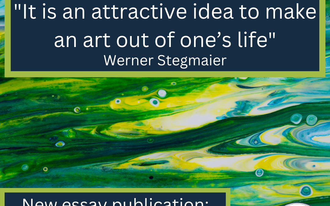 “The Art of Living as an Art of Orientation”: by Werner Stegmaier
